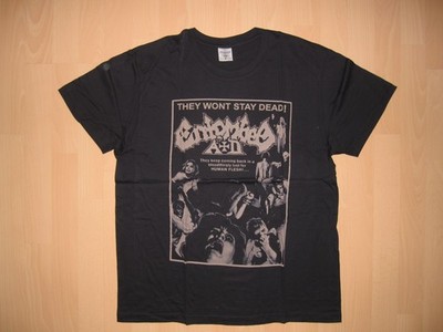 ENTOMBED A.D ORIGINAL 4 TOUR SHIRTS dismember celtic frost possessed carcass LOT