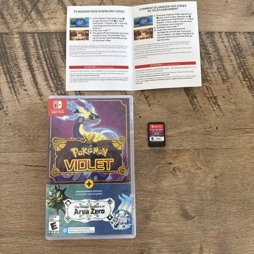 Pokemon Violet + Hidden Treasure of Area Zero (Game + DLC) (Nintendo Switch)