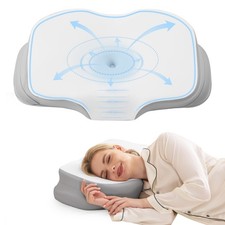 Cervical Neck Pillow for Sleeping - Ergonomic Contour for Side Sleepers, Neck...