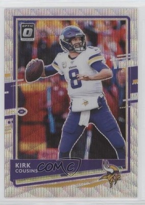 2020 Panini Donruss Optic Wave Prizm 44/199 Kirk Cousins #63 5y5