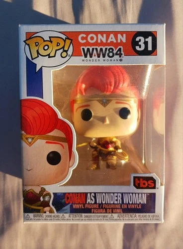 Funko Pop! Conan WW84 Wonder Woman Conan as Wonder Woman #31 TBS Vaulted 2020