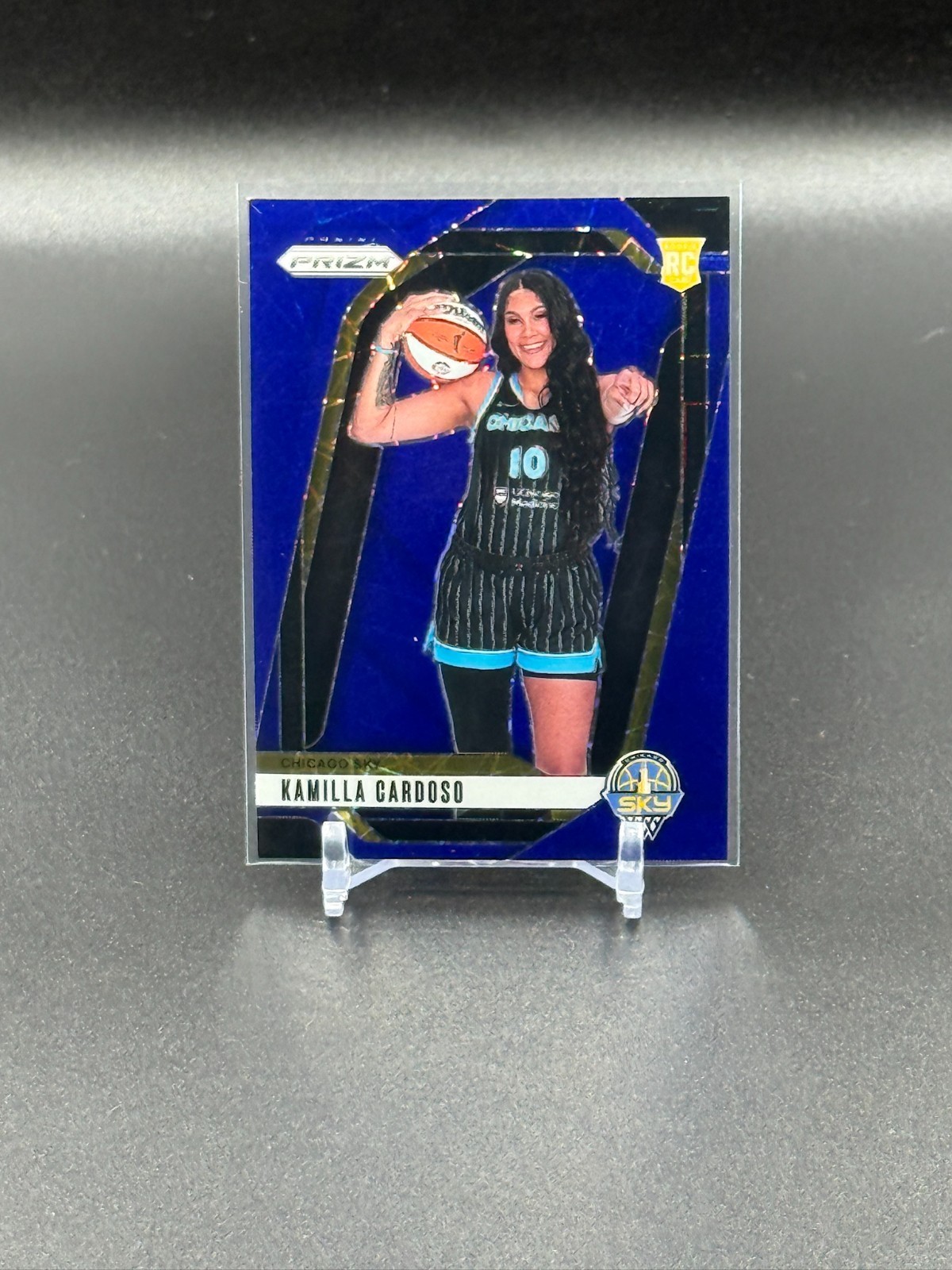 2024 Panini Kamilla Cardoso Prizm Blue Velocity Photo Variation #149