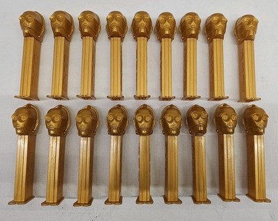 C-3PO Star Wars Pez Dispenser Lot Of 18