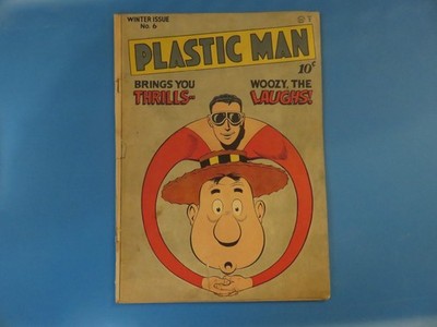 Plastic Man No. 6 Winter 1947 Good (GD.) Condition, Comic Magazines Pub.