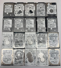 Lot of 19 500GB 2.5" SATA Laptop Hard Drives HDD Tested WD Seagate Toshiba HGST