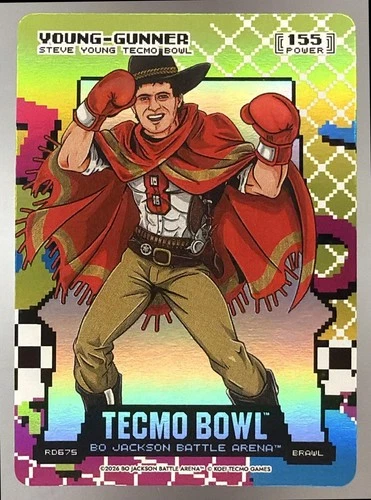 2026 Bo Jackson Battle Arena Young-Gunner 80's RAD Battlefoil SP Brawl 155