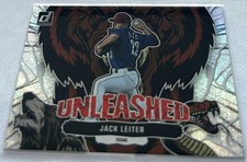 2023 Donruss Baseball Jack Leiter Texas Rangers Unleashed Rapture #U6