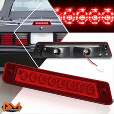 For 87-93 Ford Mustang Lx Hatchback Woe Spoiler Led 3rd Tail Brake Light Red