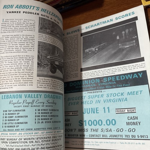 VTG 1965 Drag Times & Eastern Drag News Ed Schartman v Ronnie Sox Dickie Harrell - Picture 8 of 9