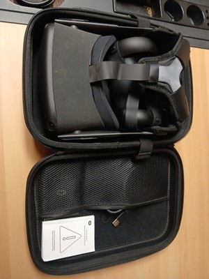 Meta Quest 1 Headset Controllers Cable and Case(Selling for Parts Still Works)