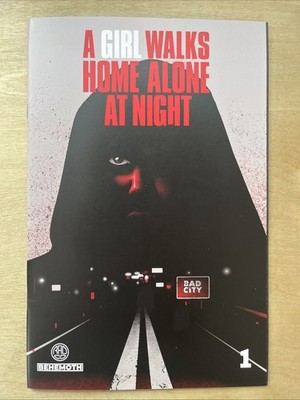 A Girl Walks Home Alone at Night #1 Cover B-Niko Walter (Behemoth Comics 2020)
