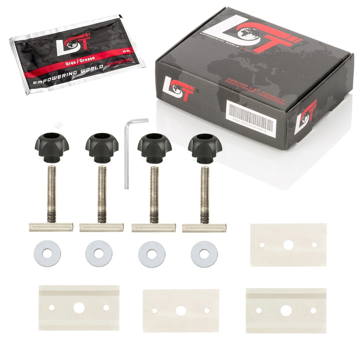 Profile Rails Screws 50Mm Gliders Flexboard Set For MERCEDES-BENZ Vito W447