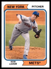 Jacob deGrom 2020 Topps Archives #116 Mets MLB READ FREE SHIPPING AutographDen
