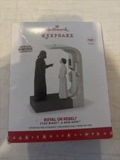 2016 Hallmark Star Wars Royal Or Rebel  Ornament - Darth Vader And Princess Leia