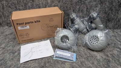 POOLHACKER Above Ground Pool Inlet and Outlet Ports Replacement Part Kit