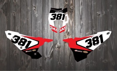 CustomMX: Nummerntafel Grafik passend für Gas Gas EC XC 200 250 350 300 Modelle