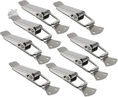 8 56mm Stainless Steel Lever Closures with Screws Spring Clamp Box Box Att