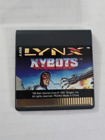 S-127 VINTAGE ORIGINAL ATARI LYNX XYBOTS VIDEO GAME WITH ORIGINAL BOX