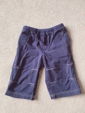 Hanna Andersson Boys Size 5 Blue Carpenter Cargo Shorts Casual School