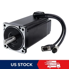 STEPPERONLINE 12Nm Nema 34 Closed Loop Stepper Motor 6A Φ14mm Encoder 1000CPR