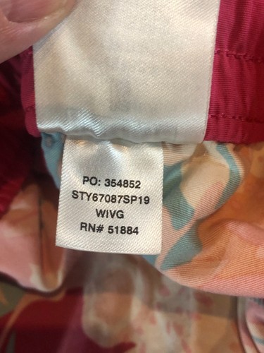 Patagonia Girls Youth XL Costa Rica Baggies Shorts Pink Floral Tropical Beach - Picture 6 of 8