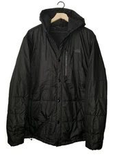The NORTH FACE Quilted Jacket Black Hooded Fleece Lined Mens BRAND NEW XL
