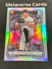 2026 Bowman Chrome #53 Cam Schlittler Rookie Red RC Logo Variation SP Yankees