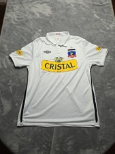 Colo Colo 2013 Jersey Mens Large White Umbro Soccer Football Chile Albo Size L