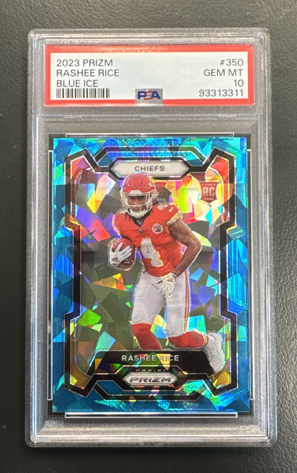 2023 Prizm Rashee Rice - Blue Ice 28/99 PSA 10 GEM MINT🔥🔥 INVEST