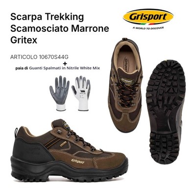 TREKKINGSCHUH N46 GRISPORT OLIV NIEDRIG WILDLEDER SCHUHE 10670S44G