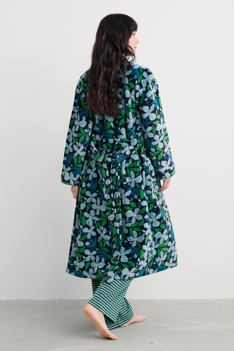 Seasalt Women's Regular Hushing Gown Headland Collage Fern image 6
