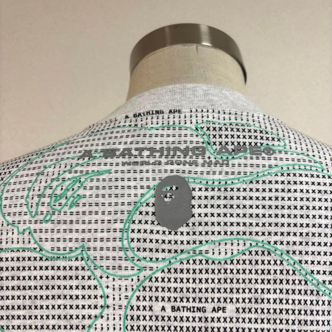 A BATHING APE All-over pattern sweatshirt Made in Japan Good condition thumbnail 9