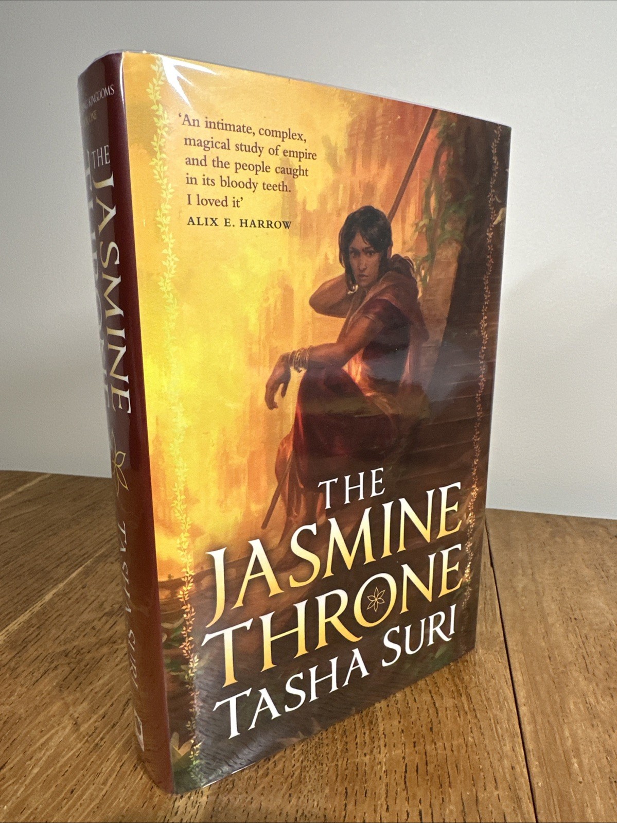 The Jasmine Throne by Tasha Suri SIGNED & LINED UK 1st/1st HB 2021 Orbit