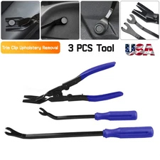 3PCS Auto Trim Clip Remover Tool Removal Pliers Fastener Door Panel Retainer Set