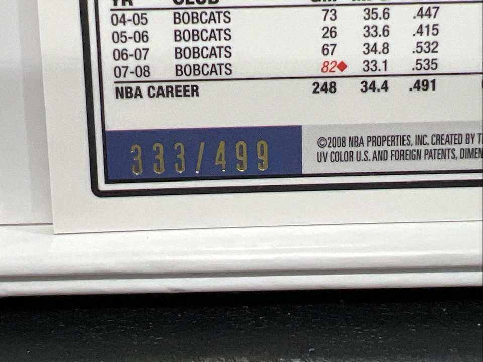 2008-09 Topps Chrome - Emeka Okafor #50 Orange Refractor /499 - Image 3 of 3