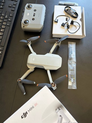 DJI Mini 4K Camera Drone Damaged For Parts US