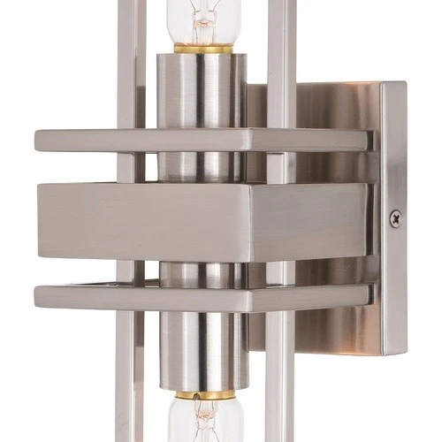 Marquis 2-Light Wall Sconce in Contemporary and Rectangular Style 18.75 Inches - Picture 2 of 13