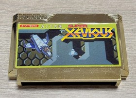 Super Xevious Gamp no Nazo Famicom NES FC Box Manual Sticker Postcard Namcot Jap