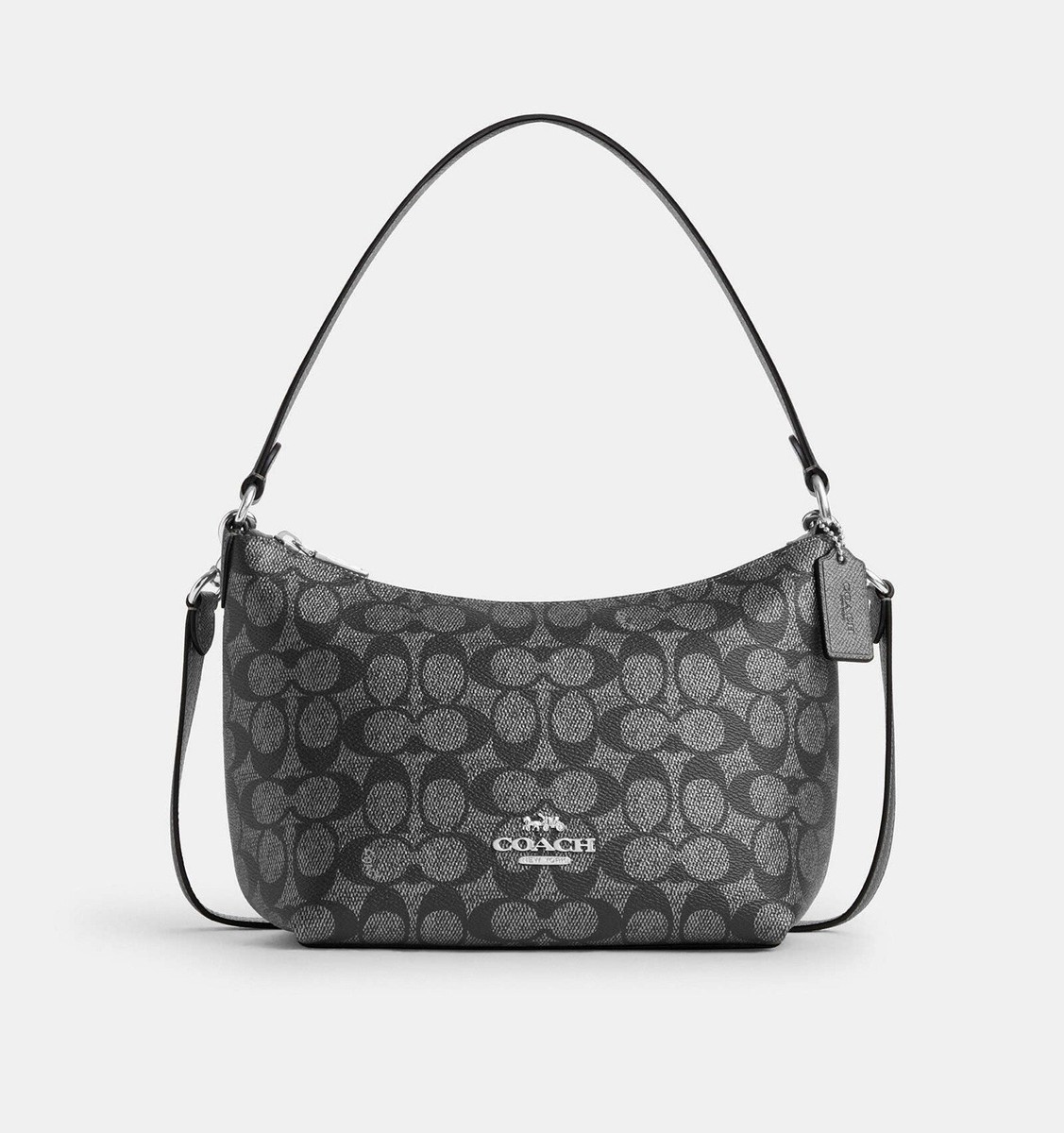NWT Coach Zip Top Signature Canvas & Shoulder Bag/ Crossbody