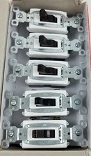 10 P&S CSB20AC1 Toggle Switch 20A 120V-277V Brown 1Pole Back & Side Wire NEW