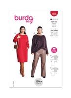 Burda 5796 Kleid Hemd Misses NäHen Muster GrößEn 18-28 FäHigkeit: Super Einfach