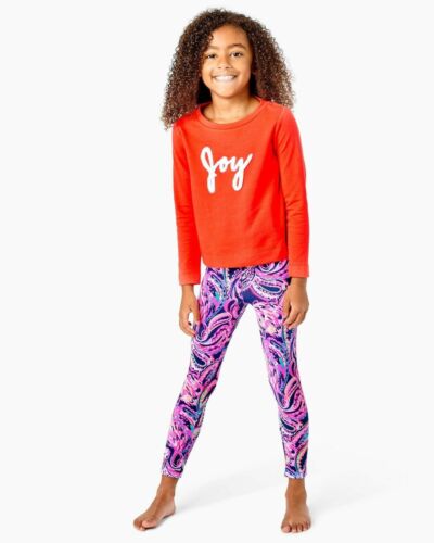 267609 Lilly Pulitzer Kids Girls Mini Rami Sweatshirt Top Soft Terry XS 2-3 Year - Picture 3 of 6