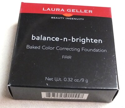 Laura Geller Baked Balance-N-Brighten Color Correcting Foundation Fair New