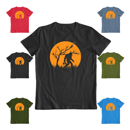 bigfoot halloween shirt