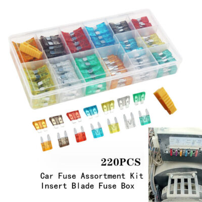 Auto Zinc Blade Fuse Assortment 5A 7.5A 10A 15A 20A 25A 30A For Marine RV Car