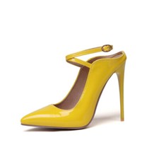 Womens New Pointed Toe Super High Stiletto Heels Buckle Straps Nightclub Shoes