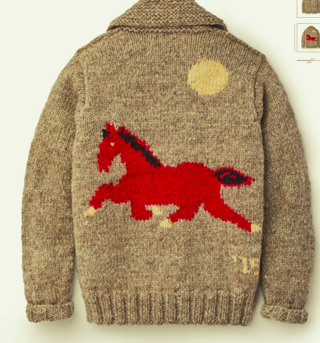 Virgin Wool Handmade Horse Sweater 
