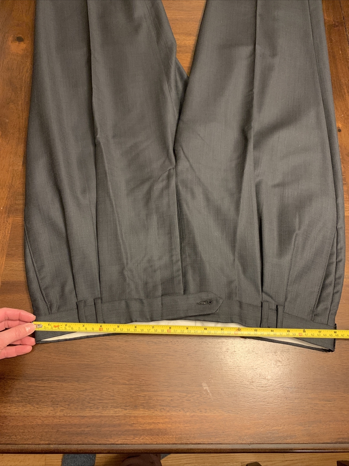 Murano For Dillards Wool Gray Suit Blazer 43L37 with… Gem