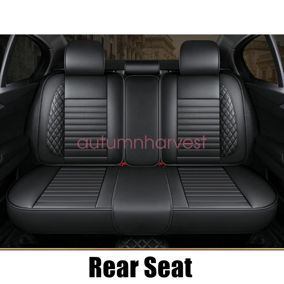 For Nissan Car 5-Seat Covers  Waterproof PU Leather Cushion Front & Rear Cushion - Image 4 of 4