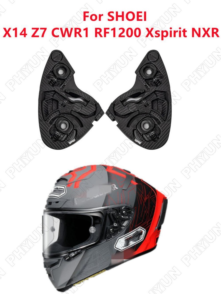 2pcs Motorcycle Helmet Visor Lock Base For SHOEI Z7 X14 CWR1